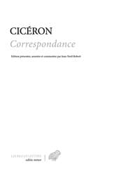 Tapa de Ciceron, Correspondance