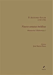 Tapa de Nueve sonatas inéditas