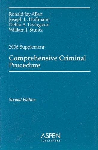 Tapa de Comprehensive Criminal Procedure, 2006