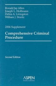 Tapa de Comprehensive Criminal Procedure, 2006