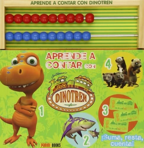 Tapa de Aprende a Contar Con Dinotren