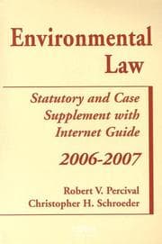Tapa de Environmental Law