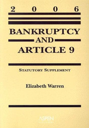 Tapa de Bankruptcy and Article 9