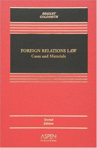 Tapa de Foreign relations law