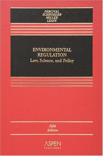 Tapa de Environmental Regulation