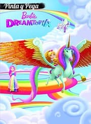 Tapa de Barbie dreamtopia pinta y pega