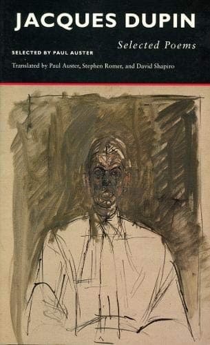 Tapa de Jacques Dupin, selected poems