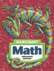 Tapa de Harcourt Math - Grade 6 - Arkansas