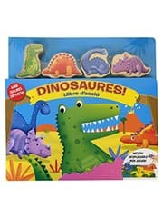 Tapa de Llibre d'acció. Dinosaures!