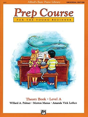 Tapa de Alfred's Basic Piano Prep Course Theory Book, Bk A