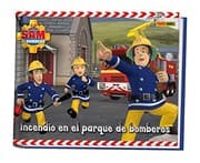 Tapa de Sam el bombero. Incendio en el parque de bomberos.
