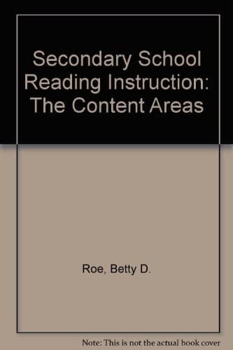 Tapa de Secondary school reading instruction