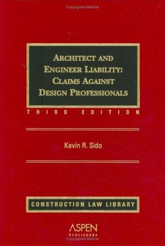 Tapa de Architect and Engineer Liability