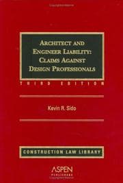 Tapa de Architect and Engineer Liability