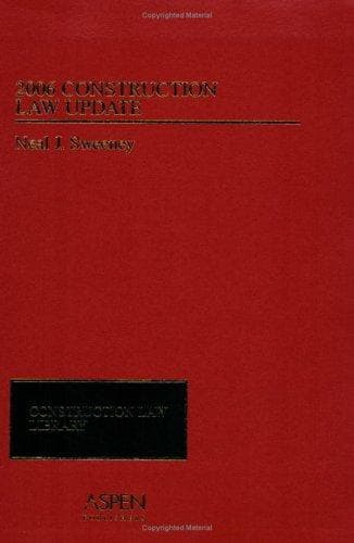 Tapa de 2006 Construction Law Update (Construction Law Library)