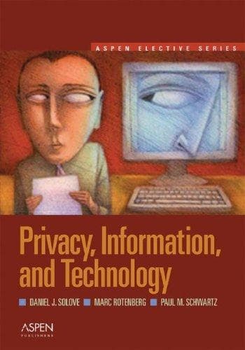 Tapa de Privacy, Information And Technology (Aspen Elective)