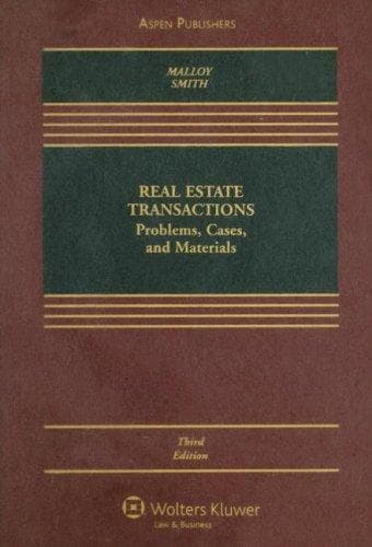 Tapa de Real estate transactions