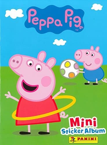Tapa de Peppa pig mini sticker album