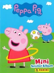 Tapa de Peppa pig mini sticker album