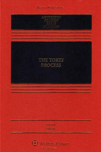 Tapa de The torts process
