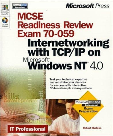 Tapa de MCSE readiness review, exam 70-059