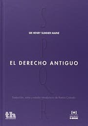 Tapa de El derecho antiguo