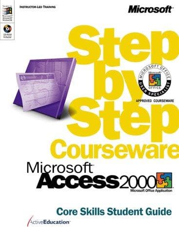 Tapa de Microsoft Access 2000 Step by Step Courseware Core Skills Class Pack
