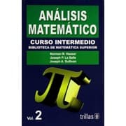Tapa de Analisis Matematico - Curso Intermedio Vol. 2