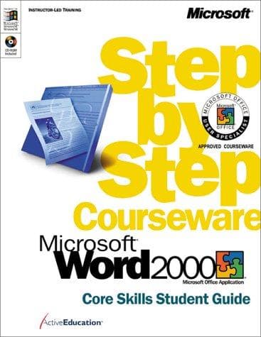 Tapa de Microsoft Word 2000 Step by Step Courseware Core Skills Class Pack (Step by Step Courseware)