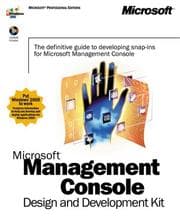 Tapa de Microsoft Management Console Design and Development Kit (DV-MPE Software Development Kits)
