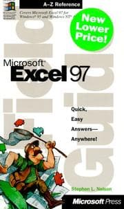 Tapa de Microsoft(r) Excel 97 Field Guide