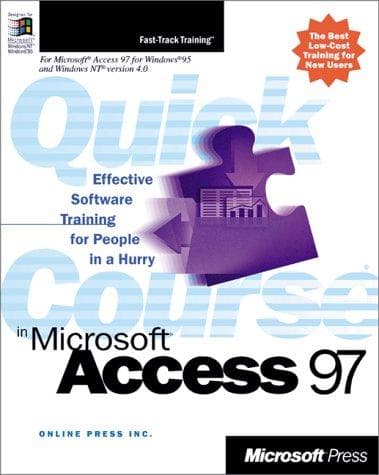 Tapa de Quick Course(r) in Microsoft(r) Access 97