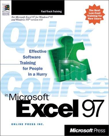 Tapa de Quick Course(r) in Microsoft(r) Excel 97