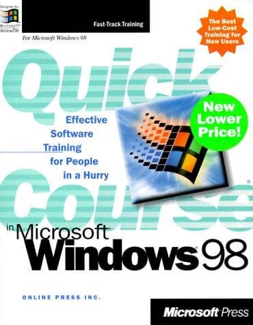Tapa de Quick course in Microsoft Windows 98