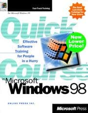 Tapa de Quick course in Microsoft Windows 98