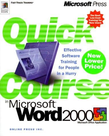 Tapa de Quick Course(r) in Microsoft(r) Word 2000