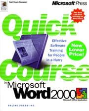 Tapa de Quick Course(r) in Microsoft(r) Word 2000