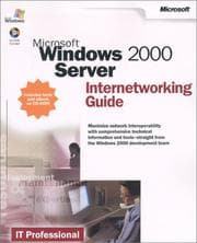 Tapa de Microsoft Windows 2000 Server Internetworking Guide