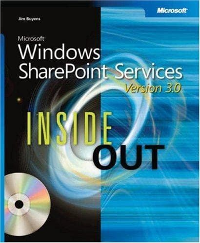 Tapa de Microsoft  Windows  SharePoint  Services 3.0 Inside Out (Bpg Inside Out)