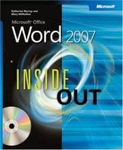 Tapa de Microsoft Office Word 2007 inside out