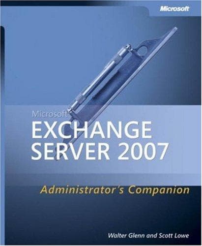 Tapa de Microsoft Exchange Server 2007 administrator's companion