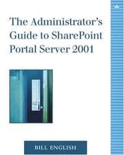 Tapa de Administrator's Guide to SharePoint Portal Server 2001