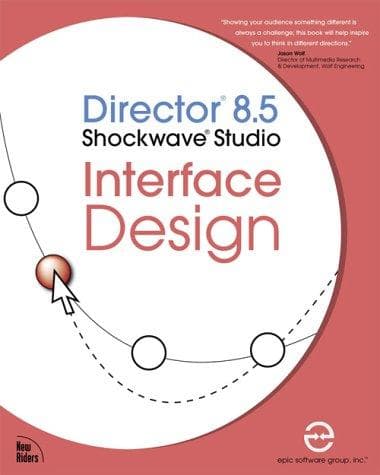 Tapa de Director 8.5 Shockwave Studio interface design