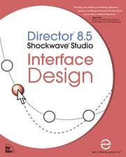 Tapa de Director 8.5 Shockwave Studio interface design