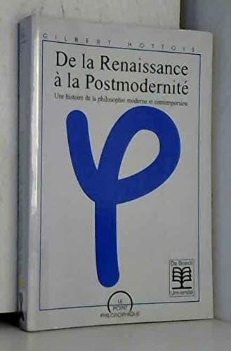 Tapa de De la Renaissance à la postmodernité