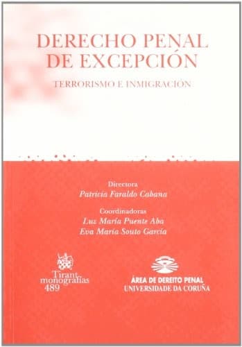 Tapa de Derecho penal de excepción
