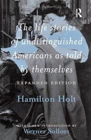 Tapa de Life Stories of Undistinguished Americans As Told by Themselves