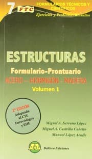 Tapa de ESTRUCTURAS VOLUMEN 1. FORMULARIO PRONTUARIO. ACERO HORMIGON