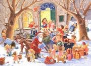 Tapa de Santa's Sleigh Advent Calendar
