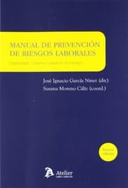 Tapa de Manual de prevención de riesgos laborales.